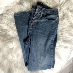 J. Crew 10” High Rise Skinny Jeans